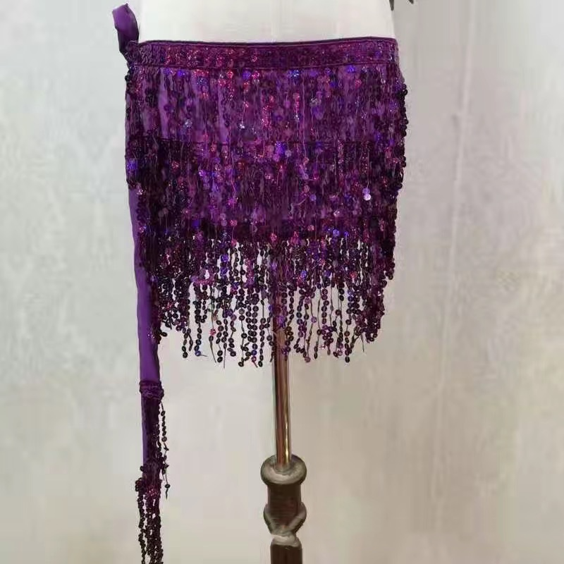The purple trimester of the waist chain
